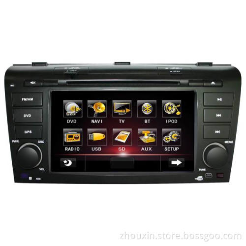 Auto-DVD-Spieler GPS-Navigation bluetooth DVBT-TV Radio Stereo fur neue MAZDA 3